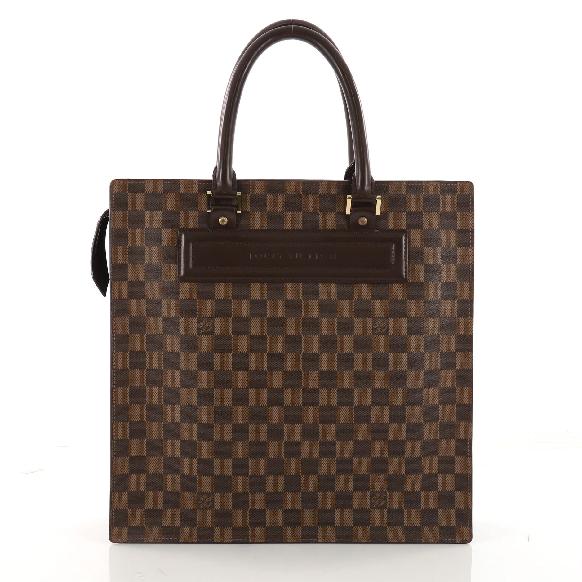 Louis Vuitton Venice Sac Plat Handbag Damier GM In Good Condition In NY, NY