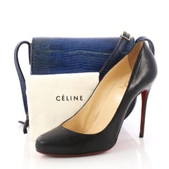 Celine Trotteur Crossbody Bag Lizard