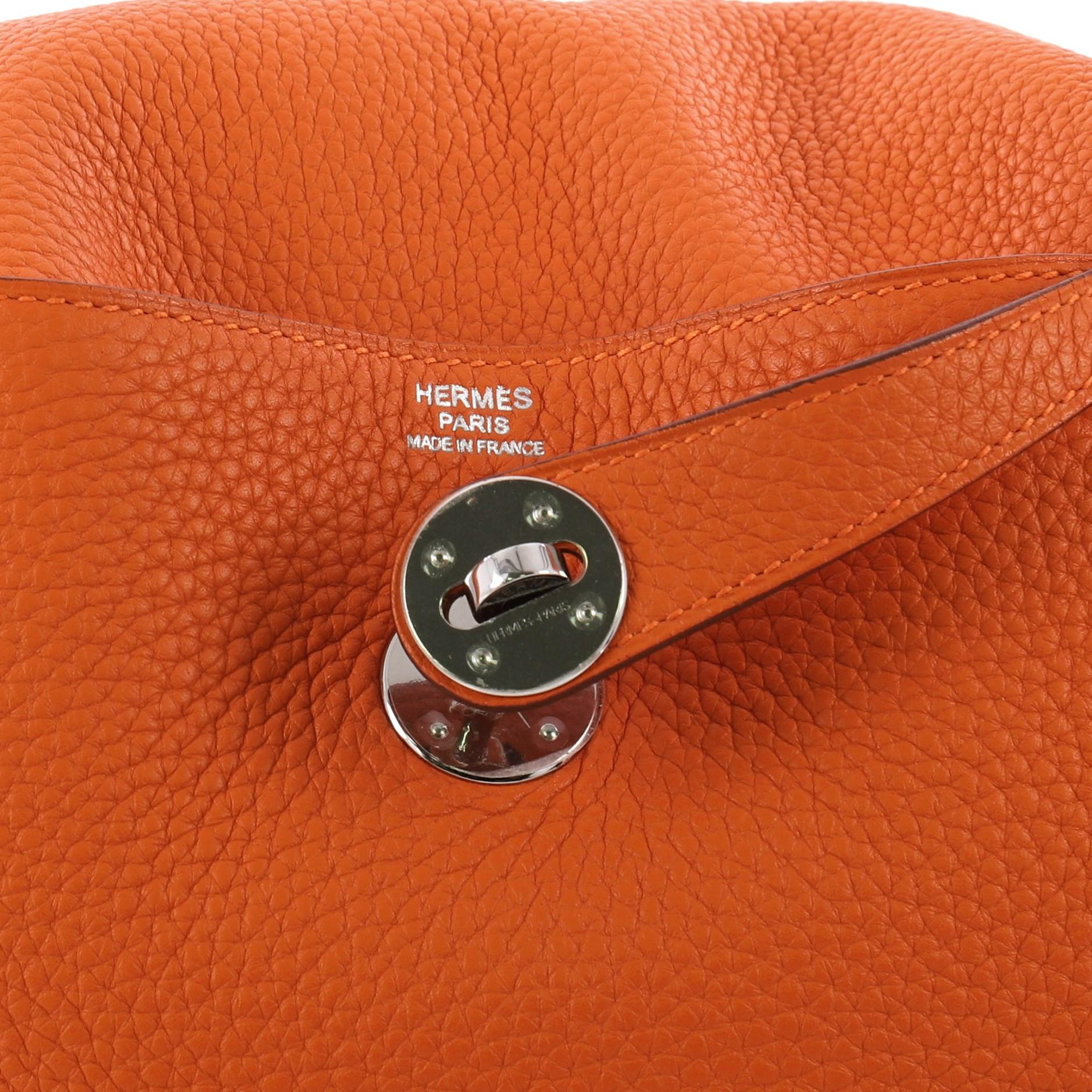 Women's or Men's Hermes Lindy Handbag Clemence 30