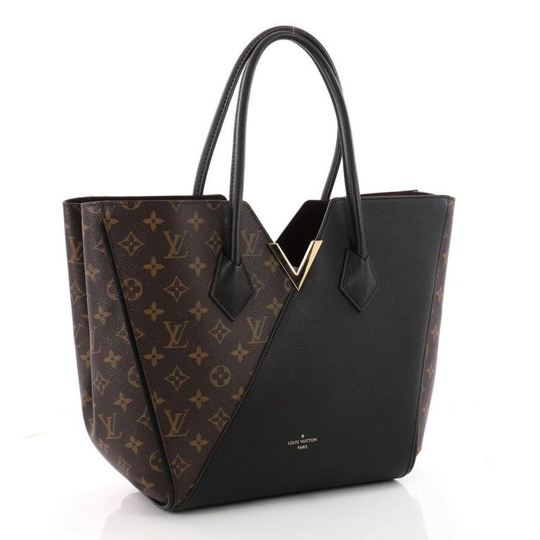 Louis Vuitton Kimono Handbag Monogram Canvas And Leather Mm At 1stdibs Black Louis Vuitton Kimono Handbag Monogram Canvas And Leather Mm For