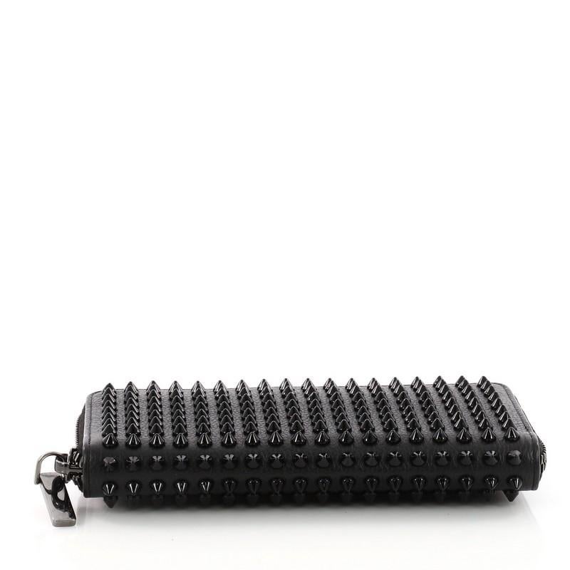 Women's Christian Louboutin Panettone Wallet Spiked Leather