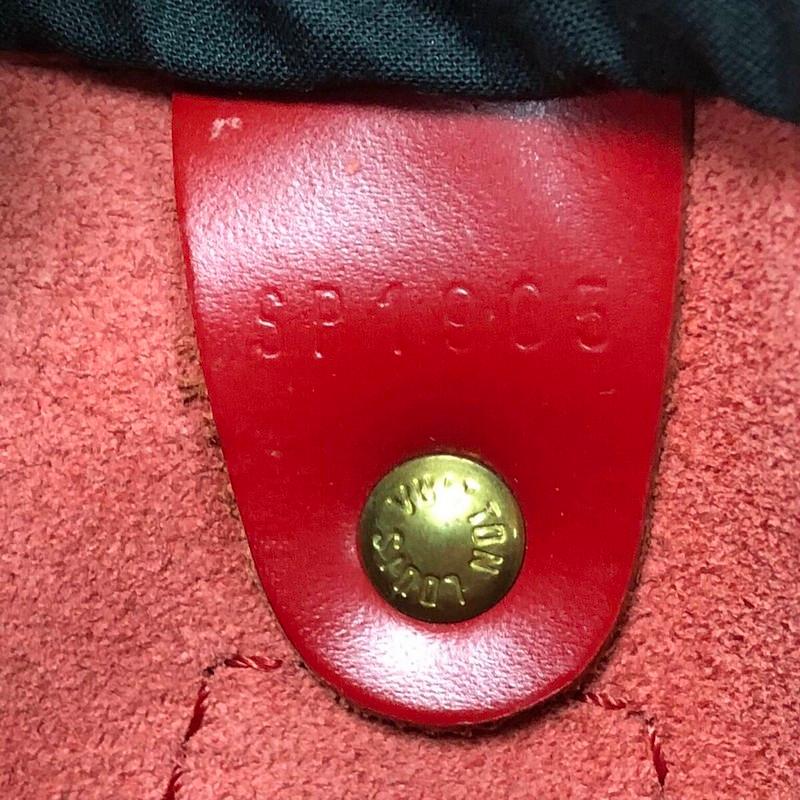  Louis Vuitton Speedy Handbag Epi Leather 25 5