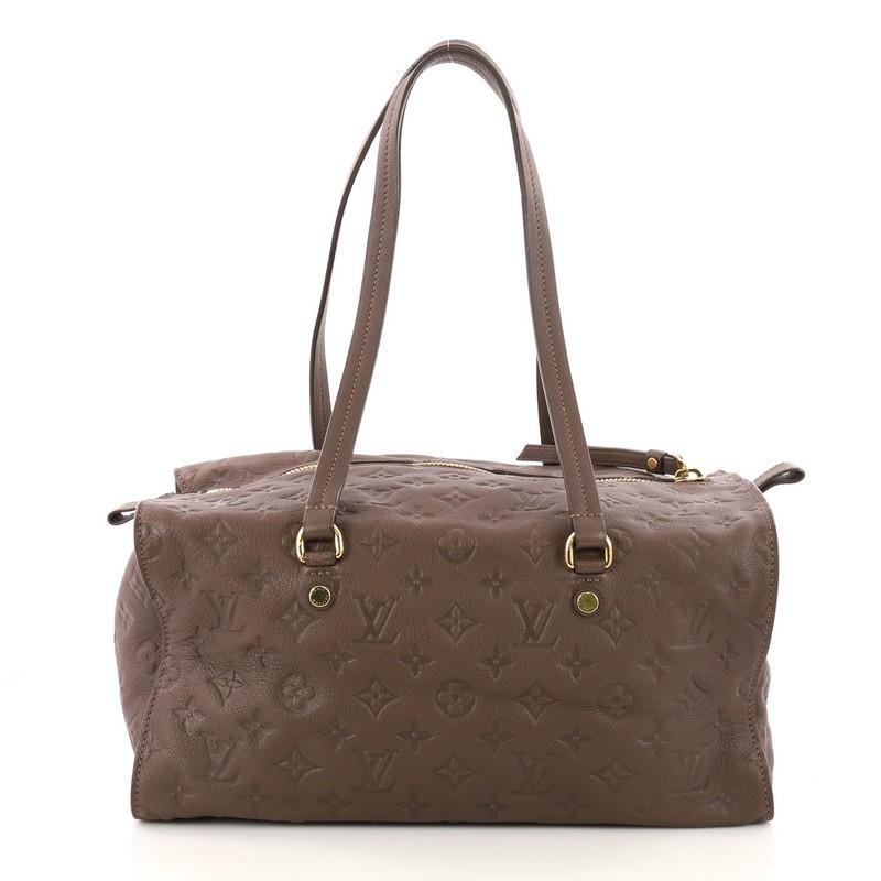 Louis Vuitton Inspiree Handbag Monogram Empreinte Leather In Good Condition In NY, NY