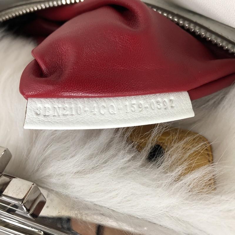Fendi Peekaboo Monster Handbag Leather with Fur Interior Large 2