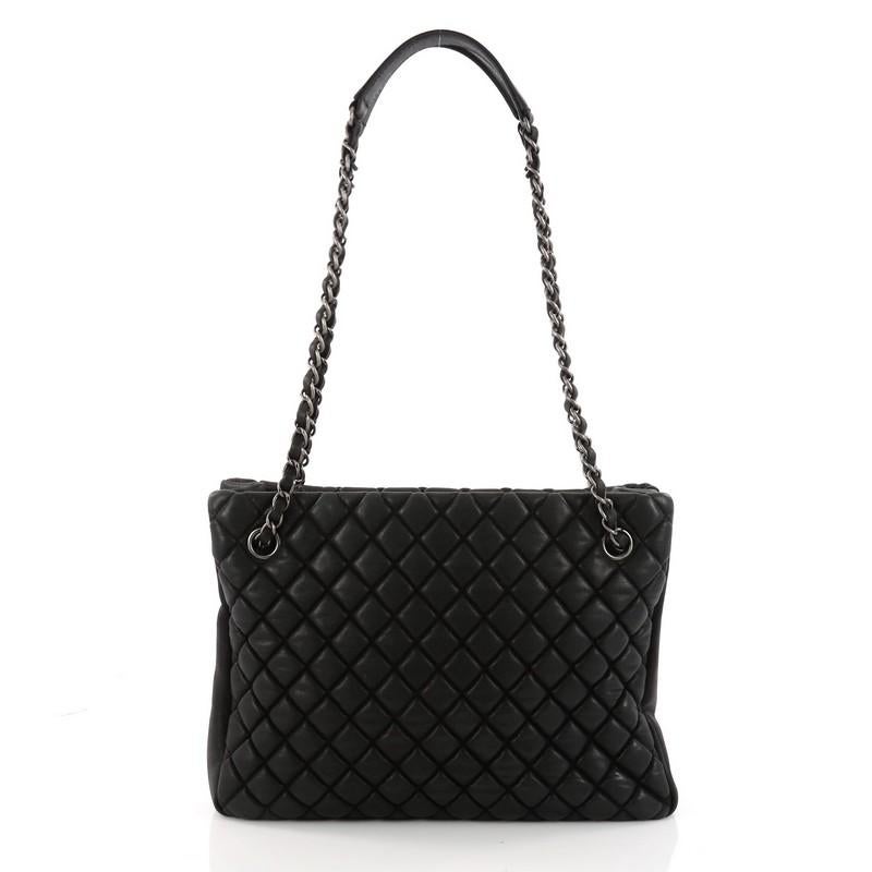 Chanel New Bubble Tote Quilted Calfskin Small In Good Condition In NY, NY