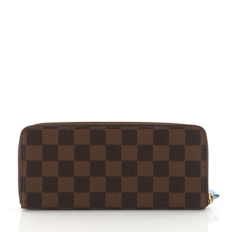 Louis Vuitton Clemence Wallet Limited Edition Damier In Excellent Condition In NY, NY
