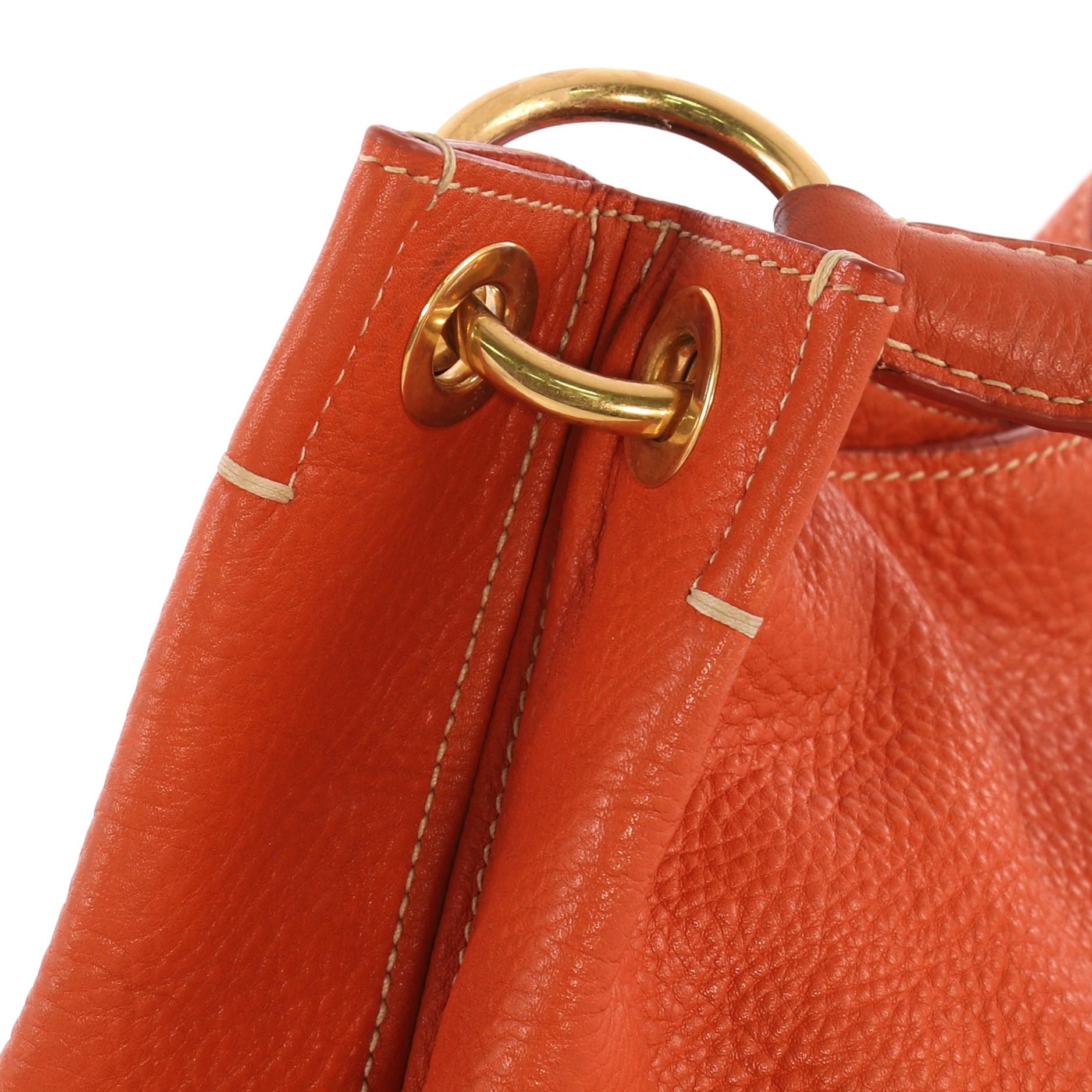 Prada Rolled Hobo Vitello Daino Large 5