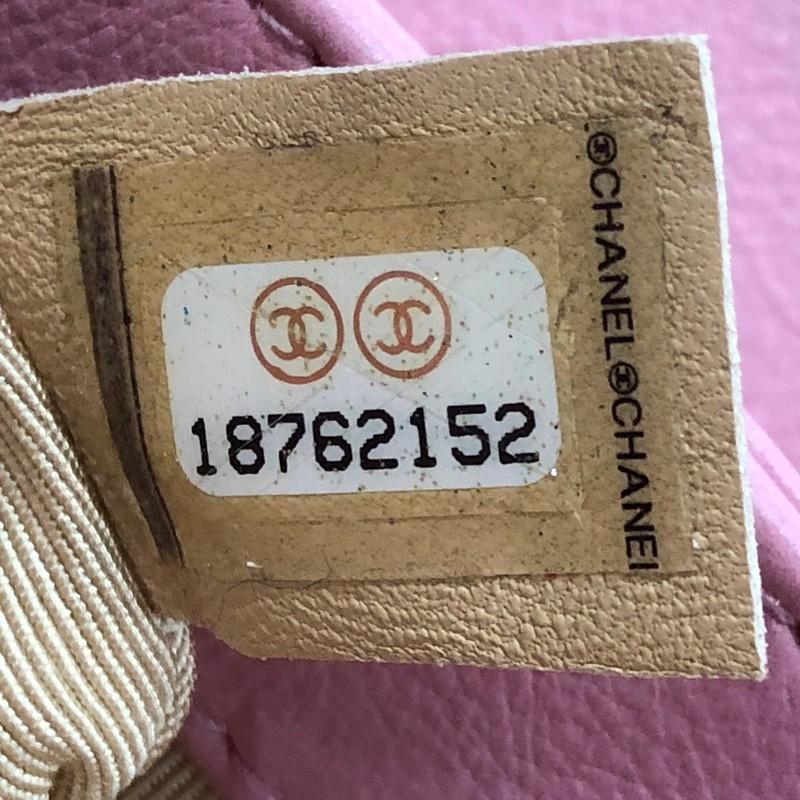 Chanel CC Crown Flap Bag Quilted Leather Medium In Good Condition In NY, NY