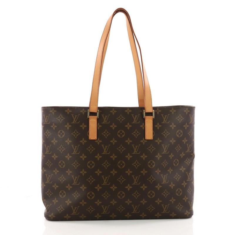 Louis Vuitton Luco Handbag Monogram Canvas In Good Condition In NY, NY