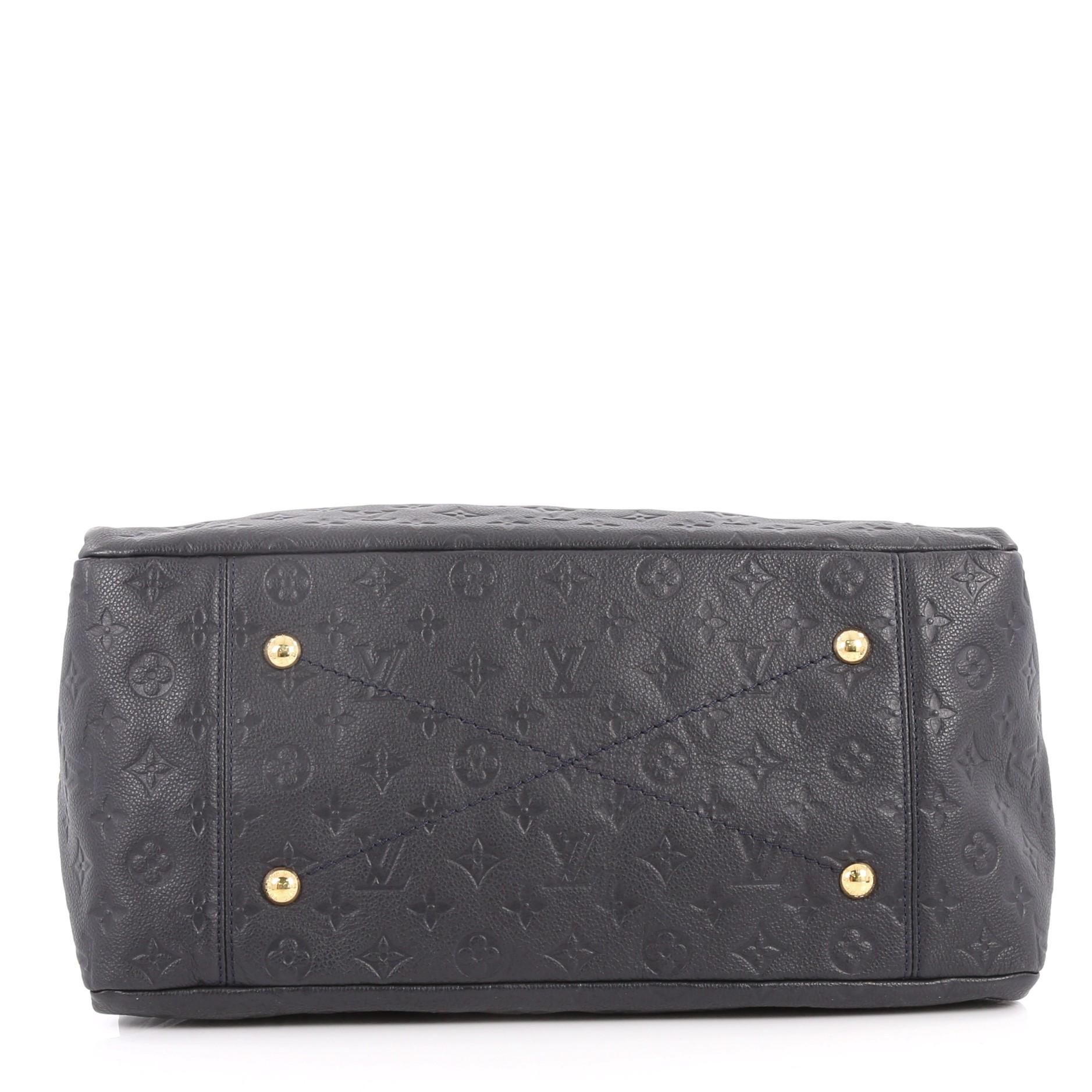 Women's  Louis Vuitton Artsy Handbag Monogram Empreinte Leather MM