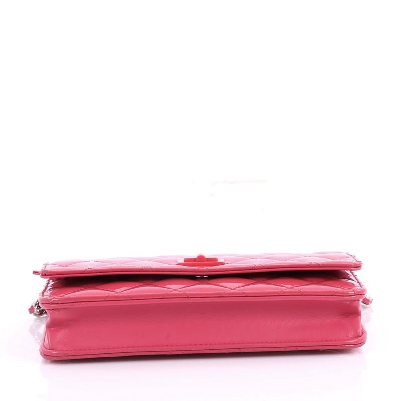 Women's Chanel Reissue Wallet on Chain Quilted Patent