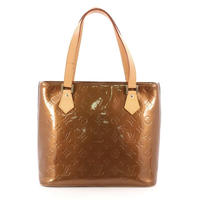 Louis Vuitton Houston Handbag Monogram Vernis In Good Condition In NY, NY