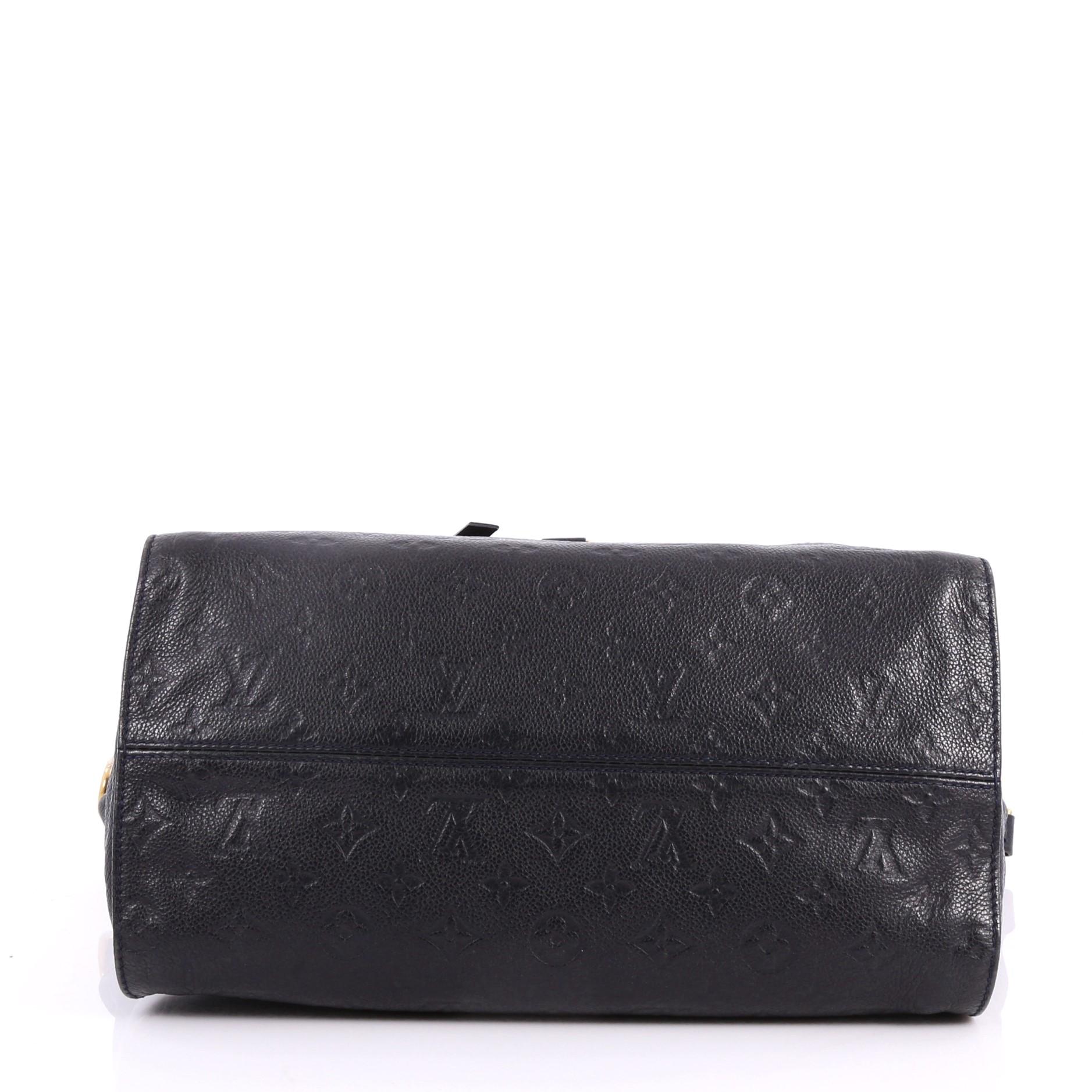Women's or Men's Louis Vuitton Lumineuse Handbag Monogram Empreinte Leather PM 