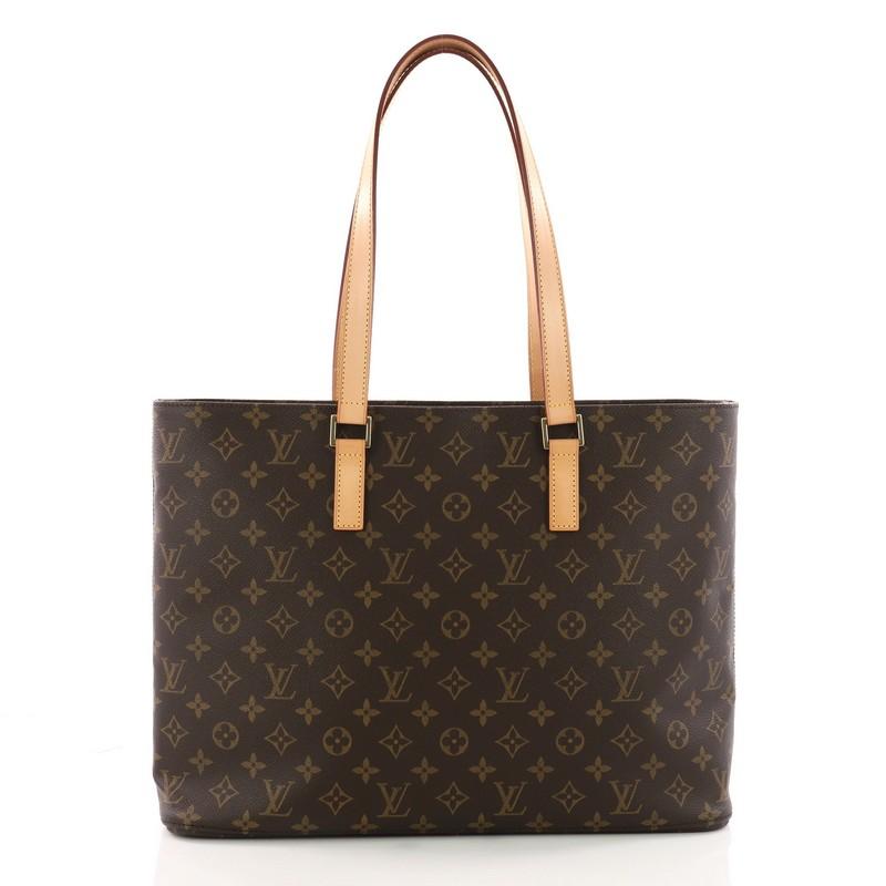 Louis Vuitton Luco Handbag Monogram Canvas In Good Condition In NY, NY