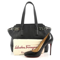 Salvatore Ferragamo Verve Tote Leather Medium