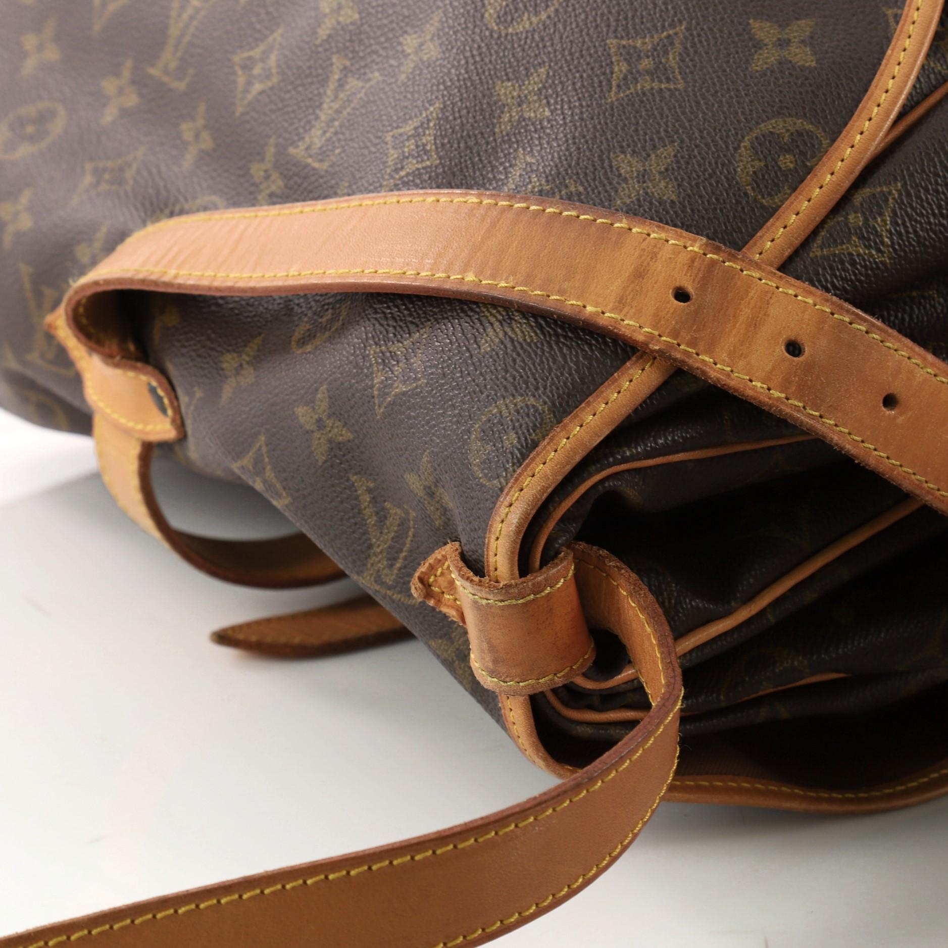 Louis Vuitton Saumur Handbag Monogram Canvas GM 2