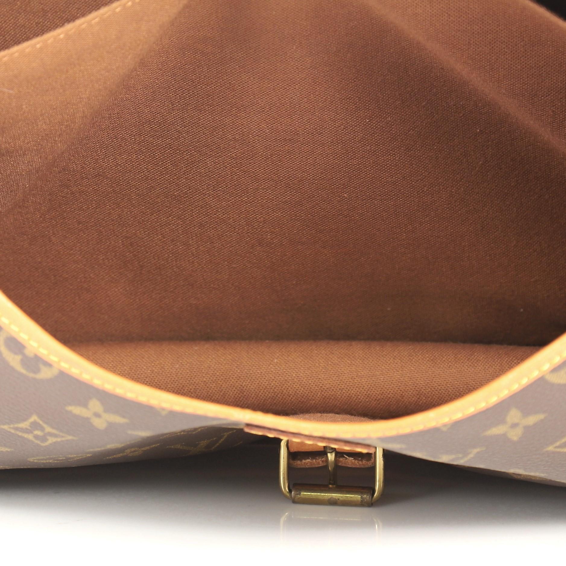 Louis Vuitton Saumur Handbag Monogram Canvas GM 4