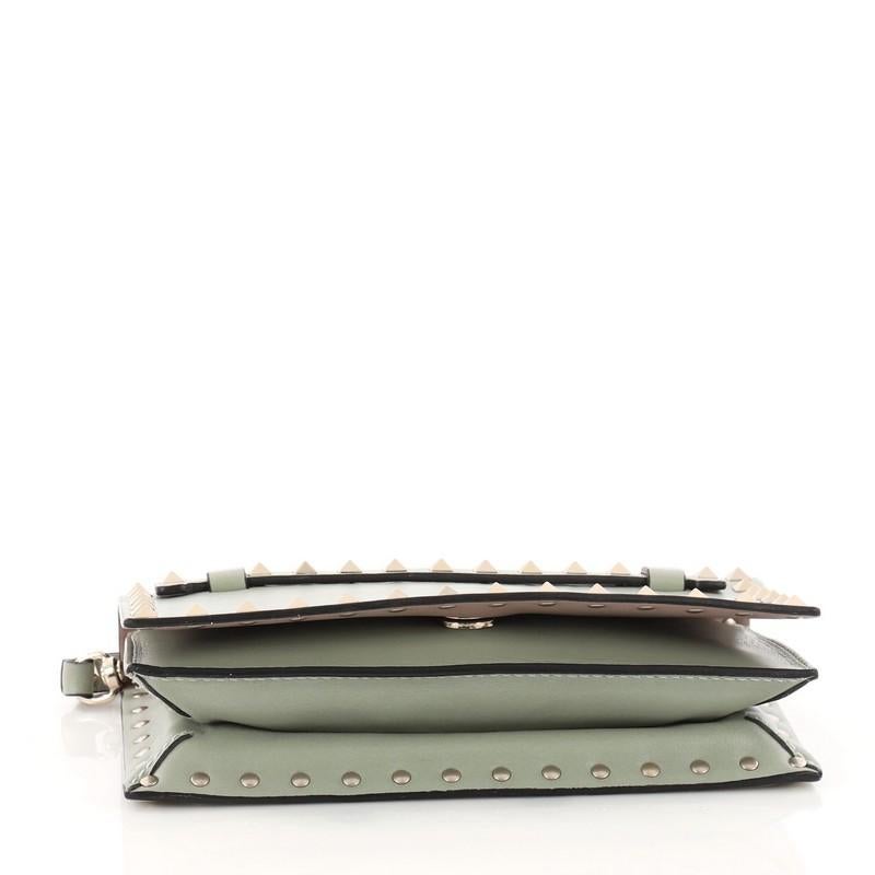 Women's or Men's Valentino Rockstud Flap Clutch Leather Small