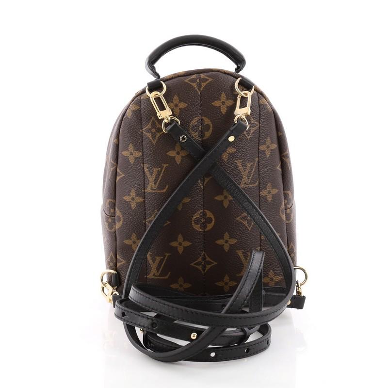  Louis Vuitton Palm Springs Backpack Monogram Canvas Mini In Excellent Condition In NY, NY