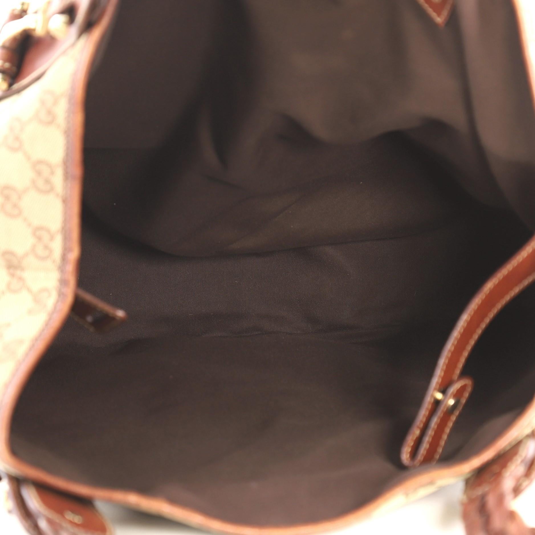 Brown Gucci Pelham Shoulder Bag GG Canvas Medium