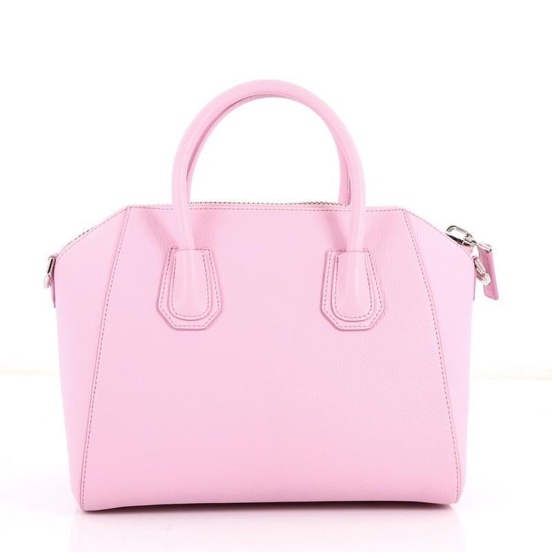 Pink Givenchy Antigona Bag Leather Small 