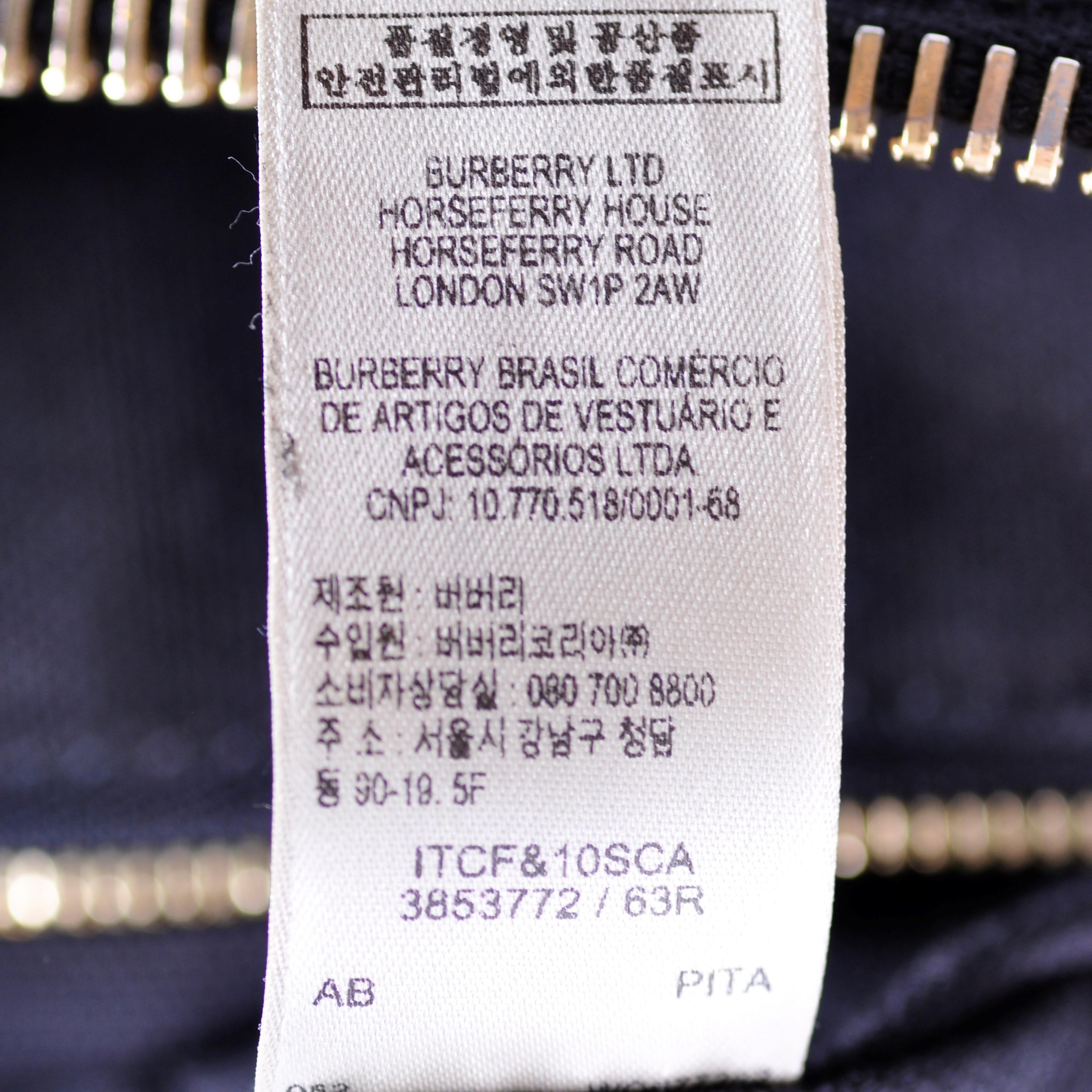 Burberry Bridle Orchard Bag House Check Canvas Small 2