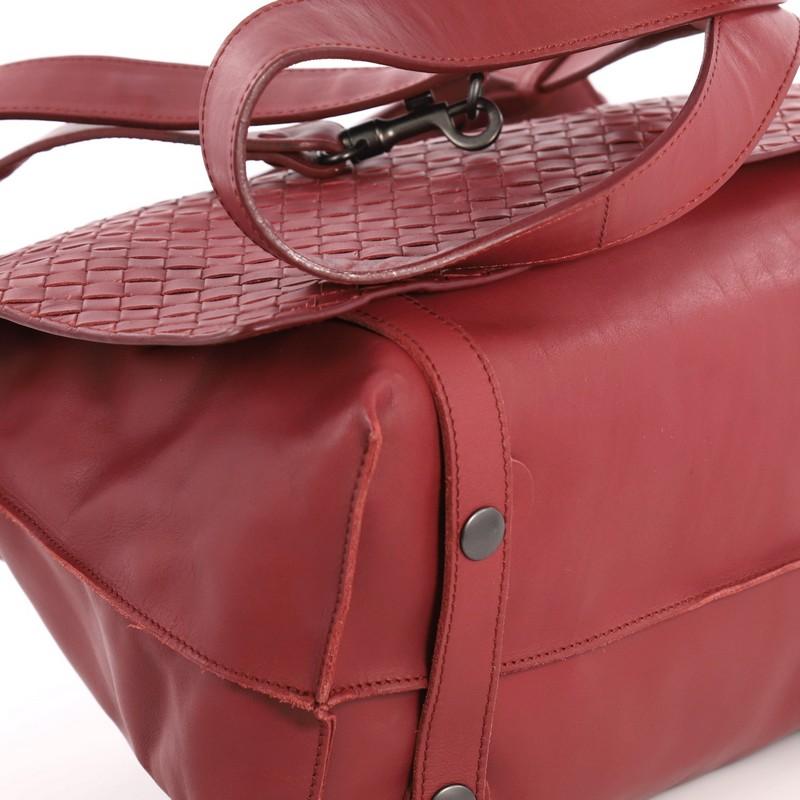 Bottega Veneta Square Panelled Messenger Bag Intrecciato Nappa Large 2