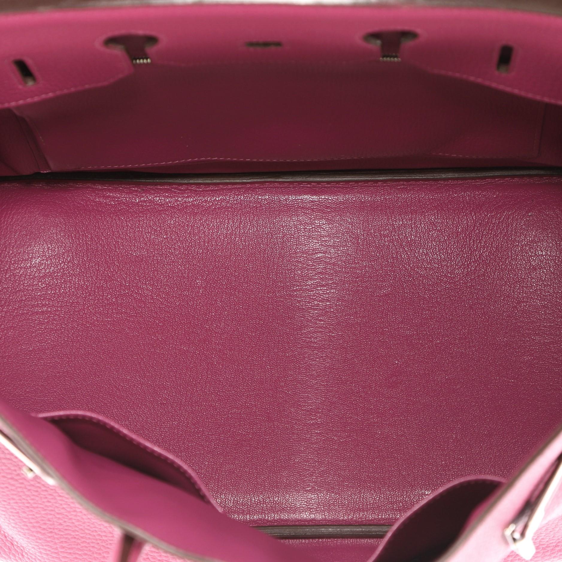 Hermes Birkin Handbag Tosca Togo with Palladium Hardware 35 1