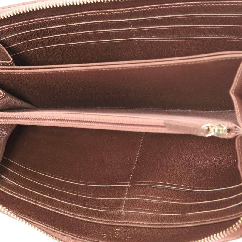 Chanel Zip Around Wallet Quilted Lambskin Long 1