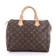 Louis Vuitton Speedy Handbag Monogram Canvas 30