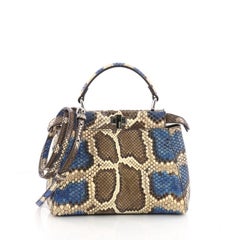 Fendi Peekaboo Handbag Python Mini