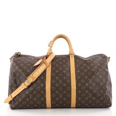 Louis Vuitton Keepall Bandouliere Bag Monogram Canvas 55