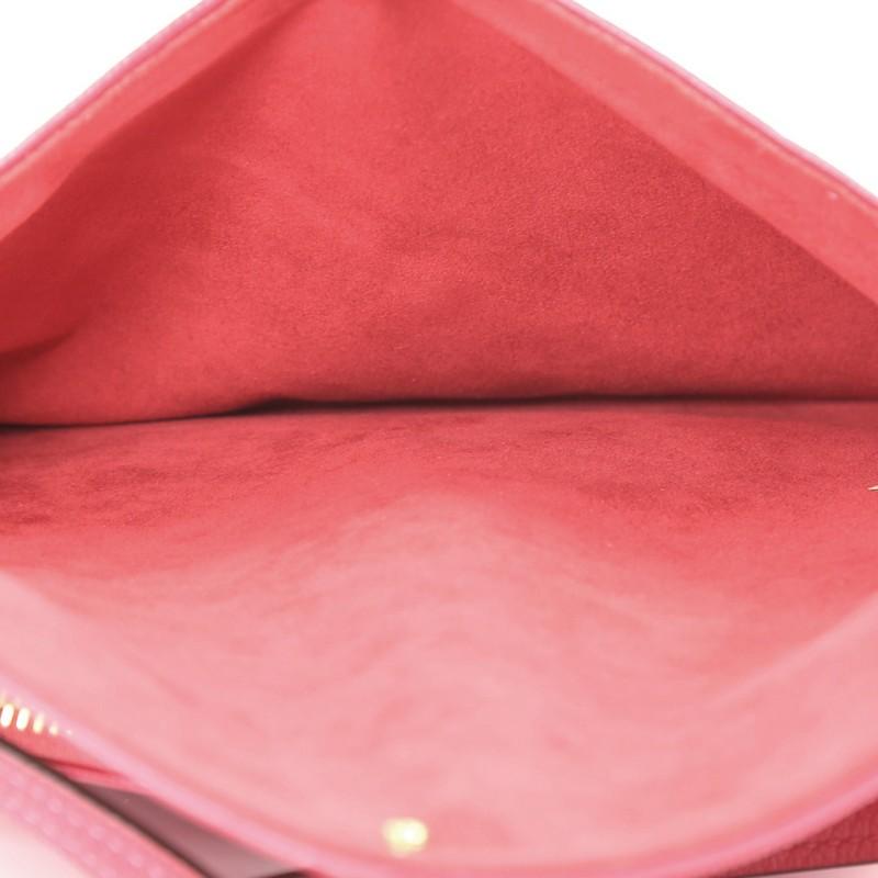 Pink Louis Vuitton Twice Handbag Monogram Empreinte Leather