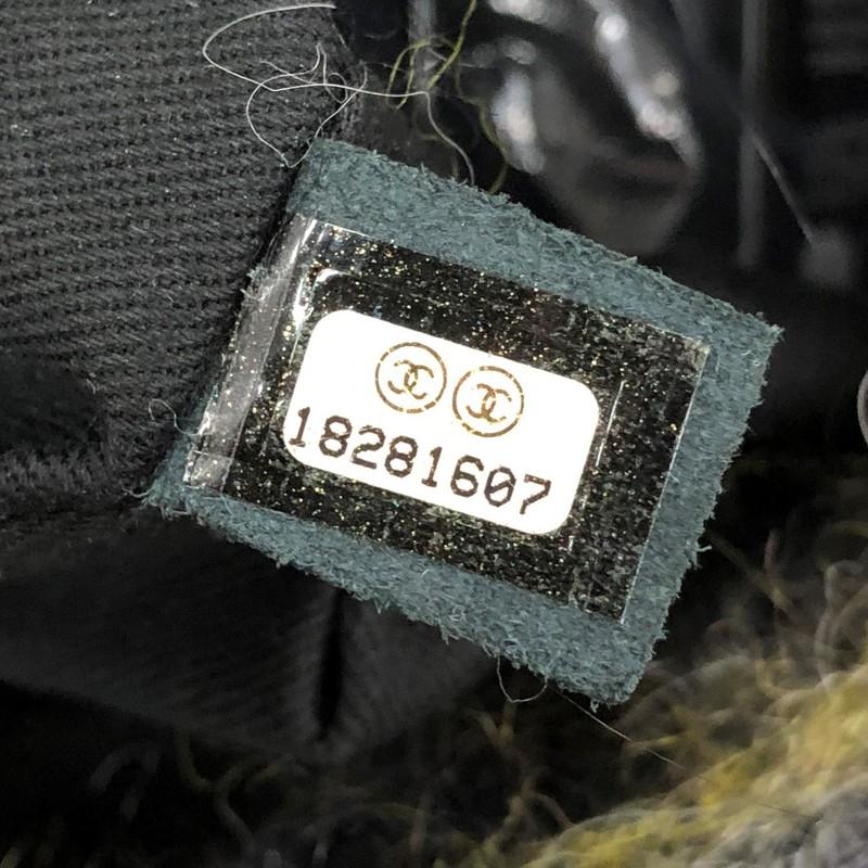 Chanel Paris-Edinburgh Tartan Day Flap Bag Quilted Wool Large In Good Condition In NY, NY
