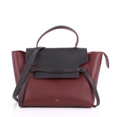  Celine Bicolor Belt Bag Leather Mini