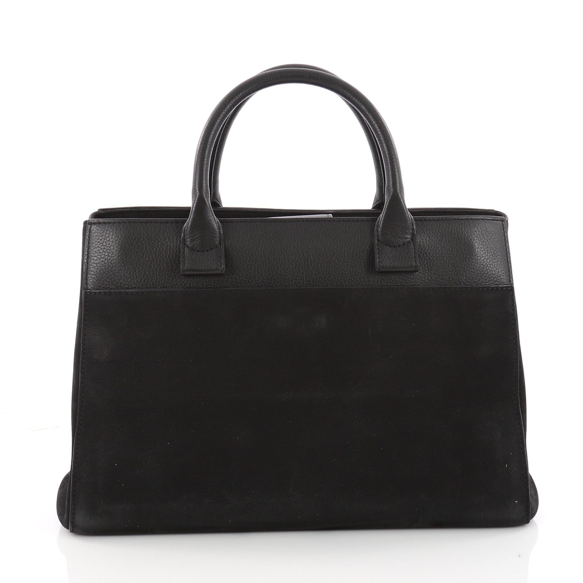 Chanel Neo Executive Tote Nubuck and Leather Medium In Good Condition In NY, NY
