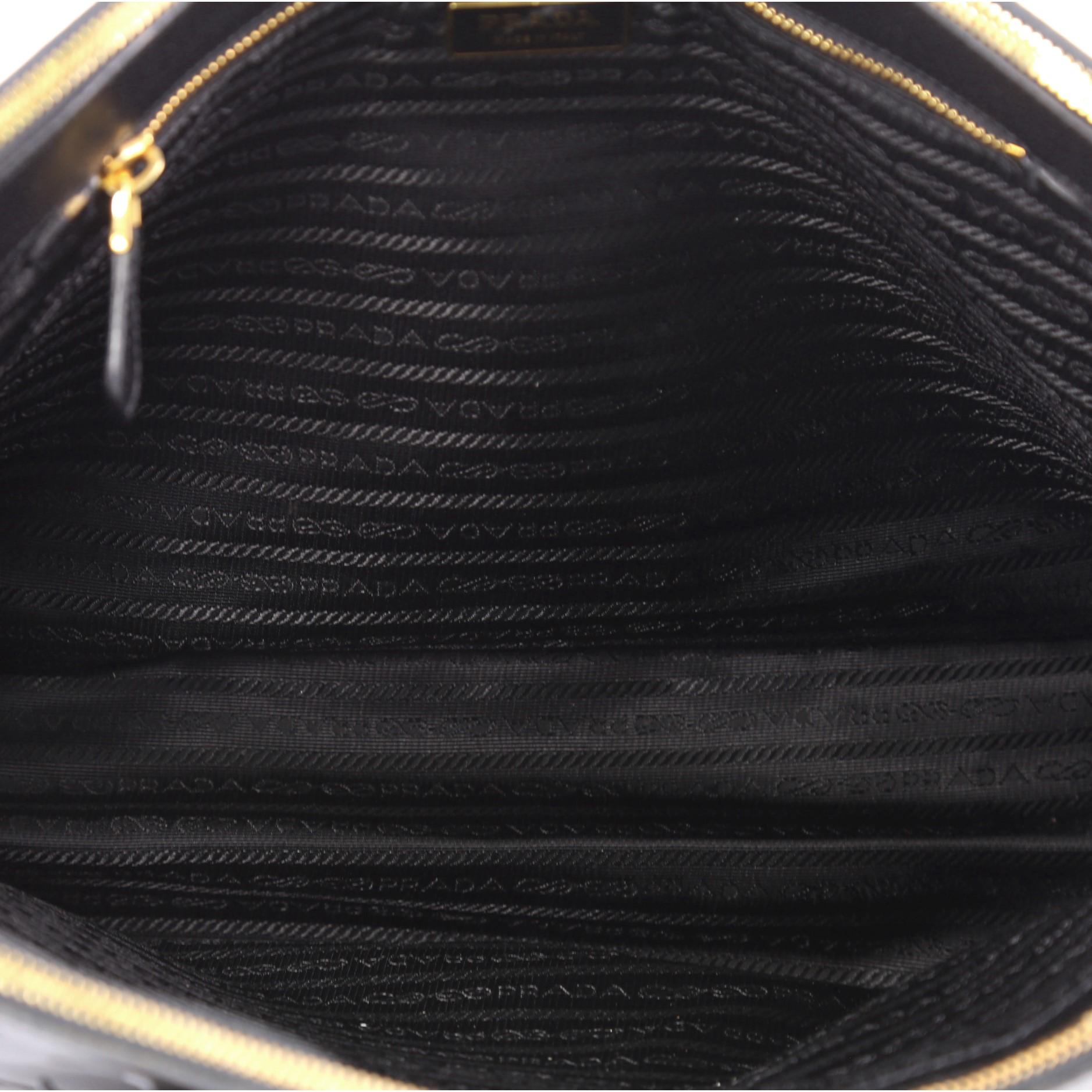 Prada Double Zip Lux Tote Saffiano Leather Medium 1