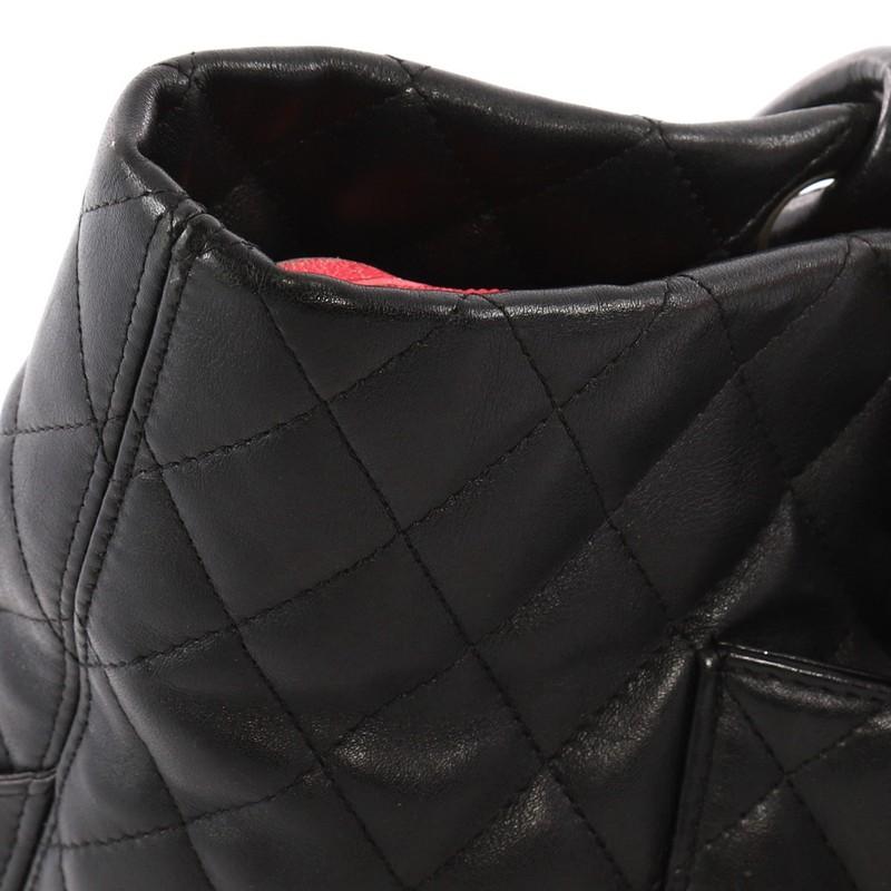 Chanel Cambon Tote Quilted Leather Large 3