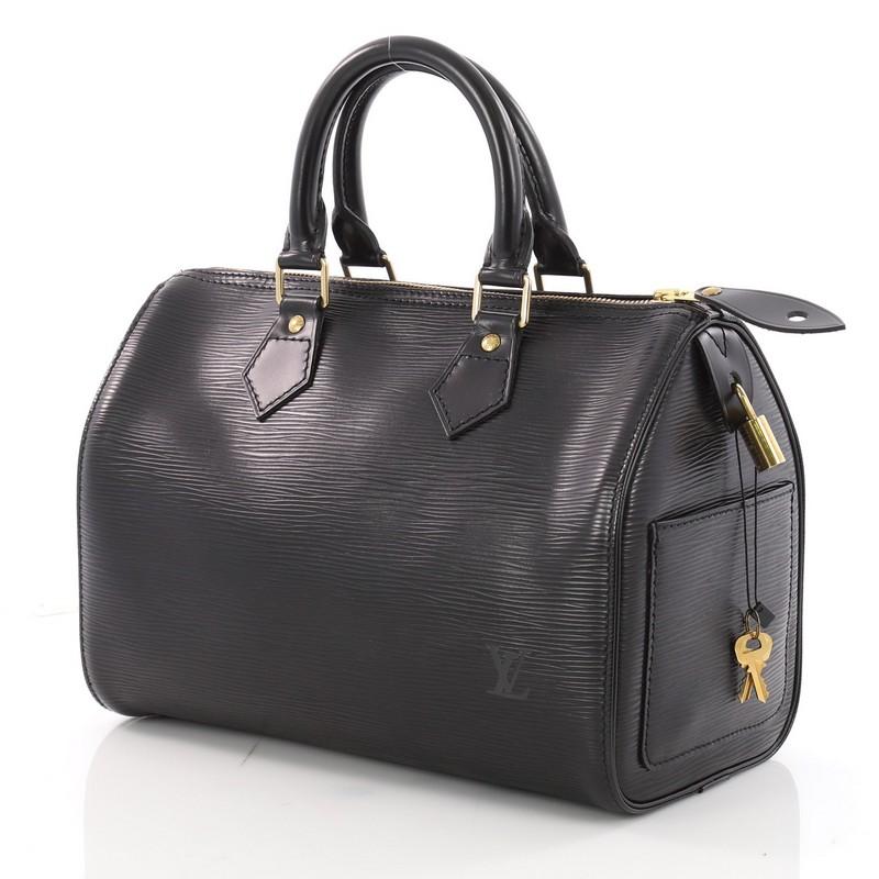 Louis Vuitton Speedy Handbag Epi Leather 25  1