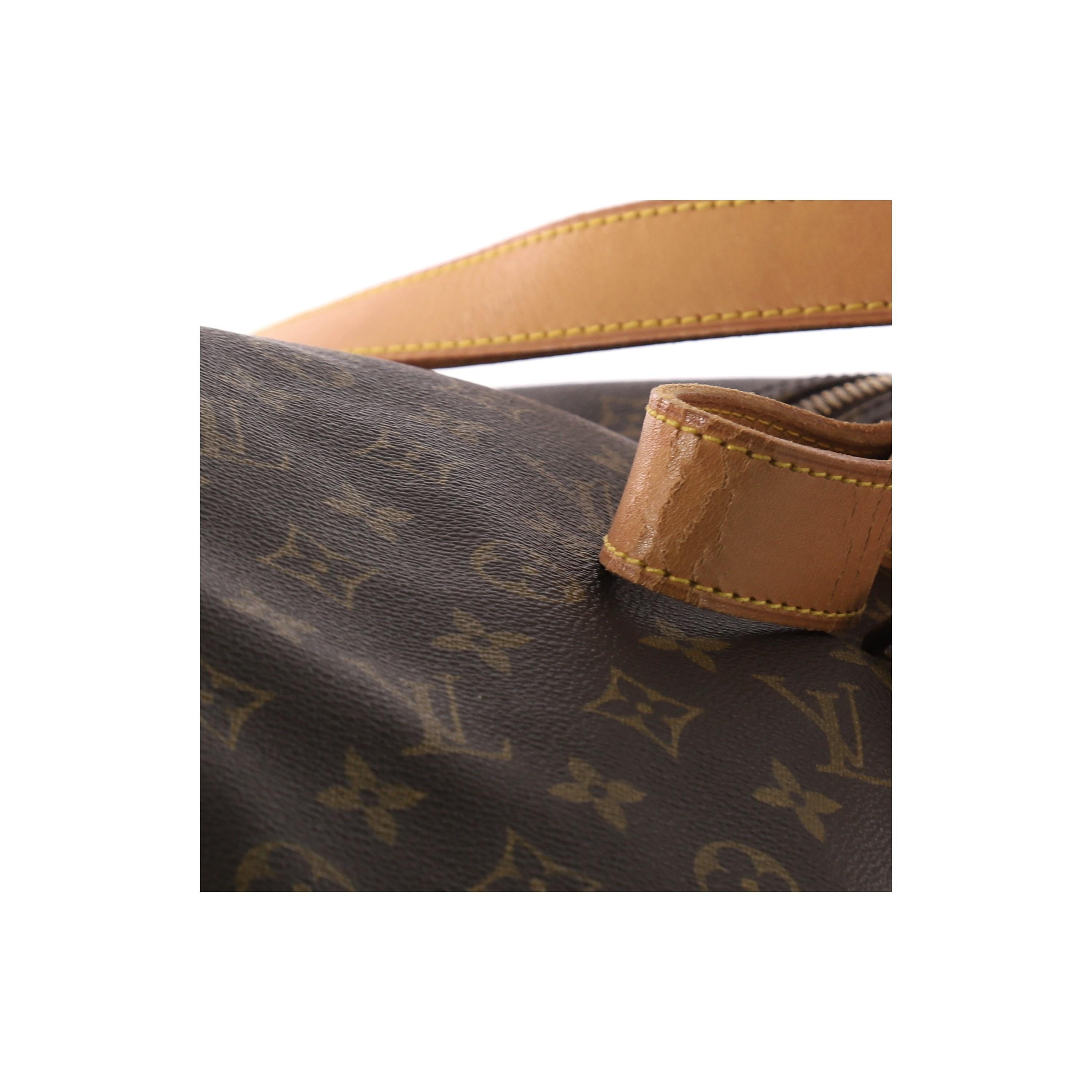 Black Louis Vuitton Sac Polochon Handbag Monogram Canvas 65 