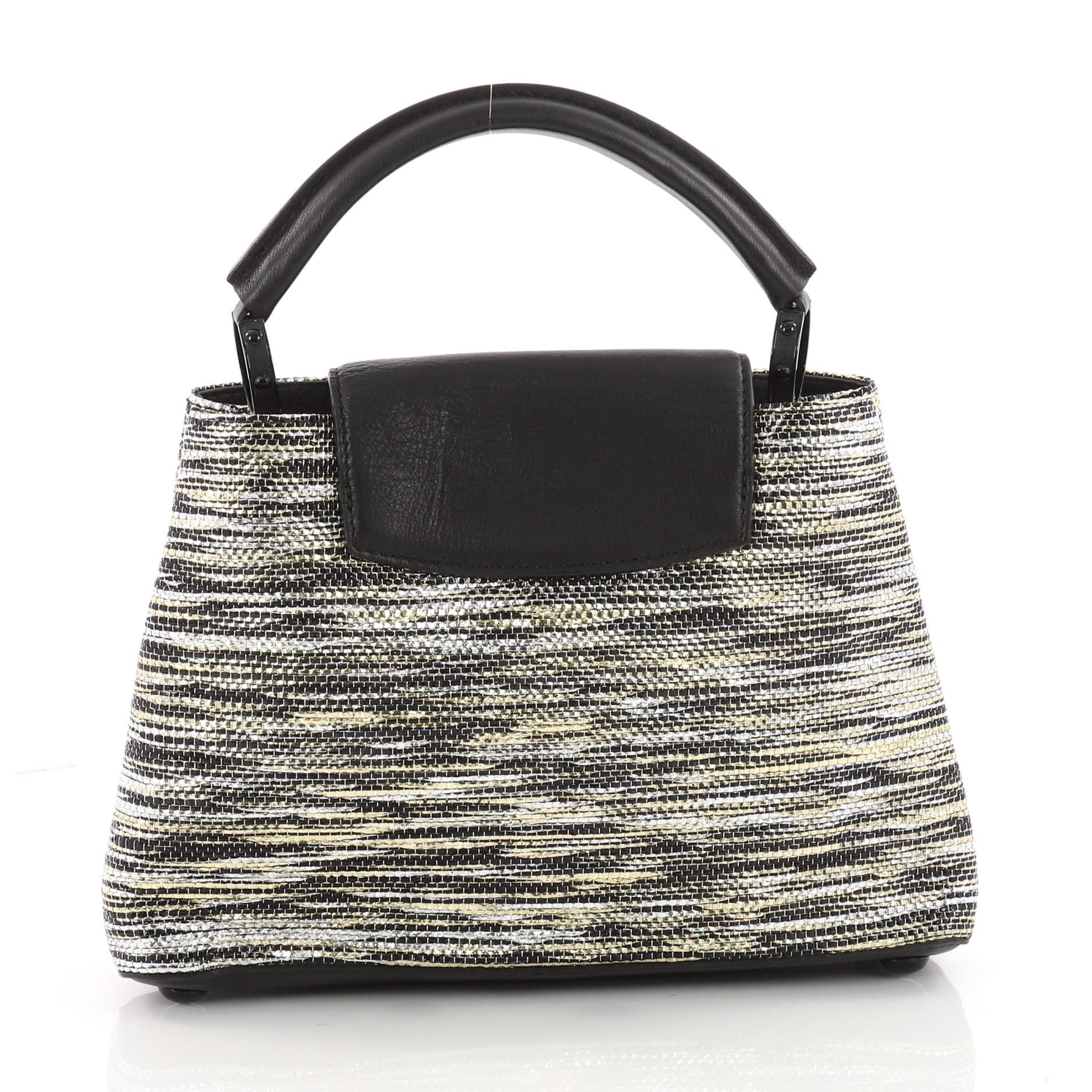 Louis Vuitton Capucines édition limitée Broderies BB Bon état à NY, NY