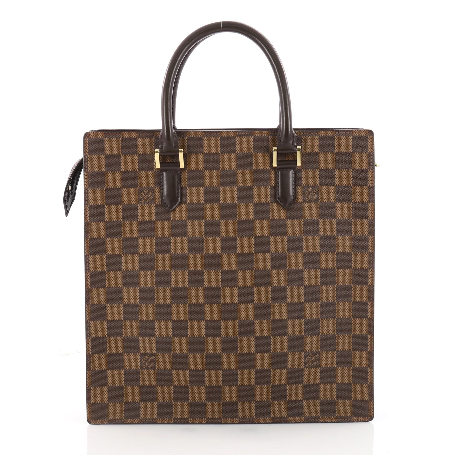 Louis Vuitton Venice Sac Plat Handbag Damier PM In Good Condition In NY, NY