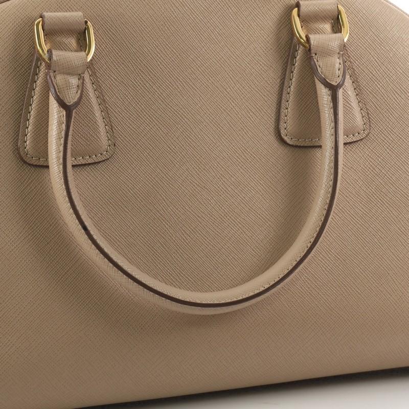 Prada Bicolor Lux Bowler Bag Saffiano Leather Medium 1