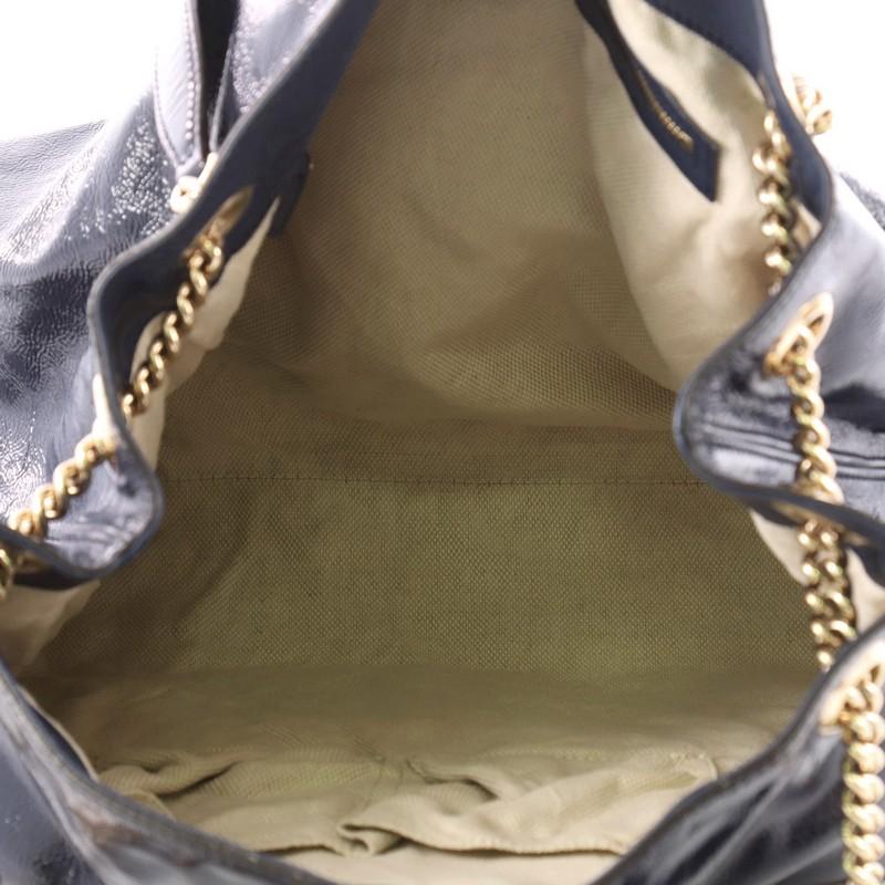 Gucci Soho Chain Strap Shoulder Bag Patent Large 1