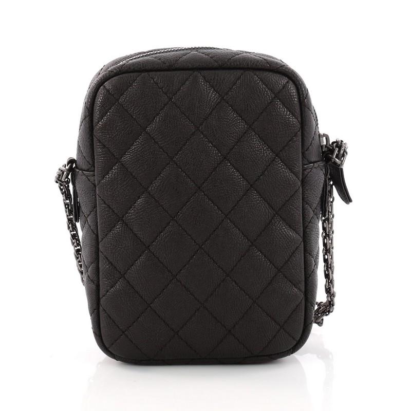 Chanel Reissue Camera Bag Quilted Grained Leather Vertical In Excellent Condition In NY, NY