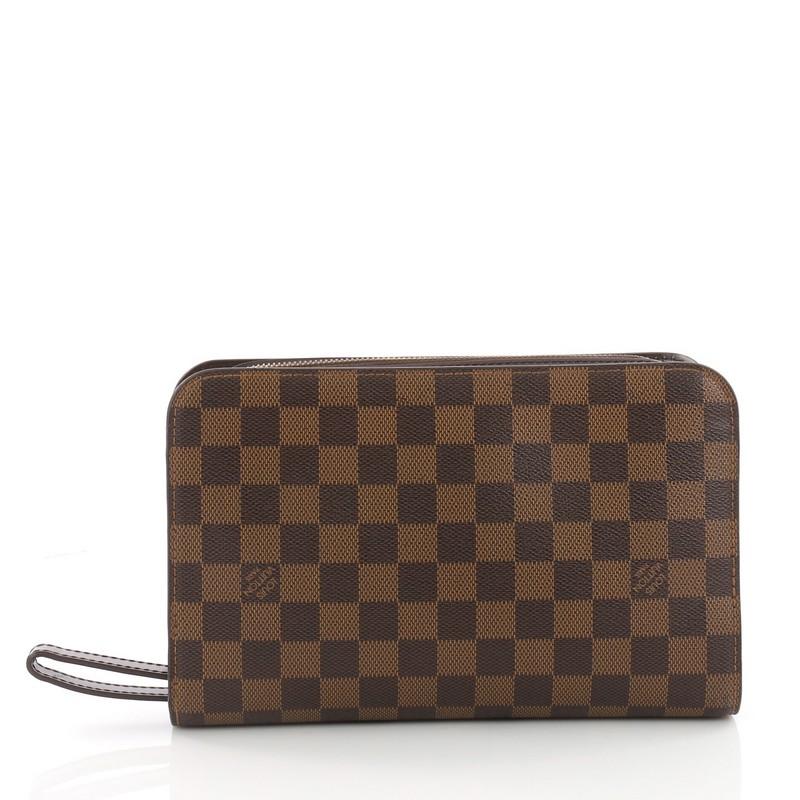 Louis Vuitton Pochette Saint Louis Damier In Good Condition In NY, NY