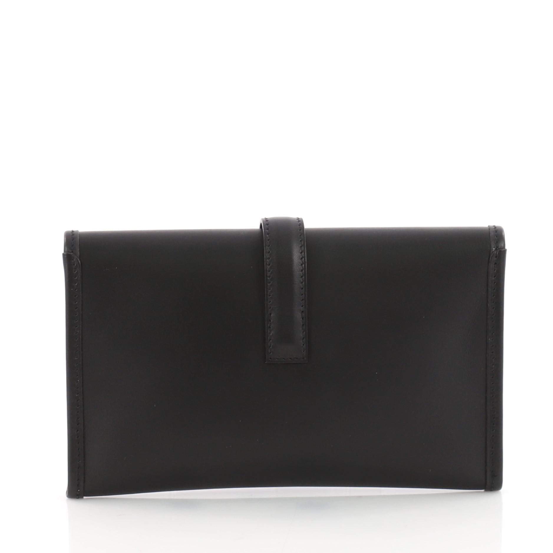 Hermes Jige Clutch Chamonix Mini In Excellent Condition In NY, NY