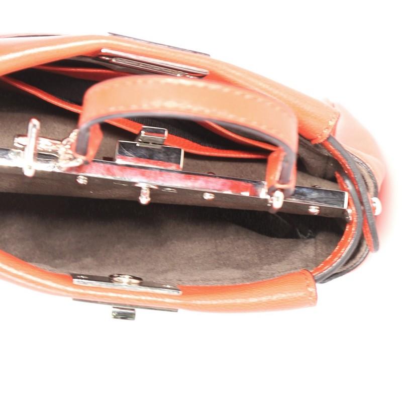 Fendi Peekaboo Handbag Leather Micro 1