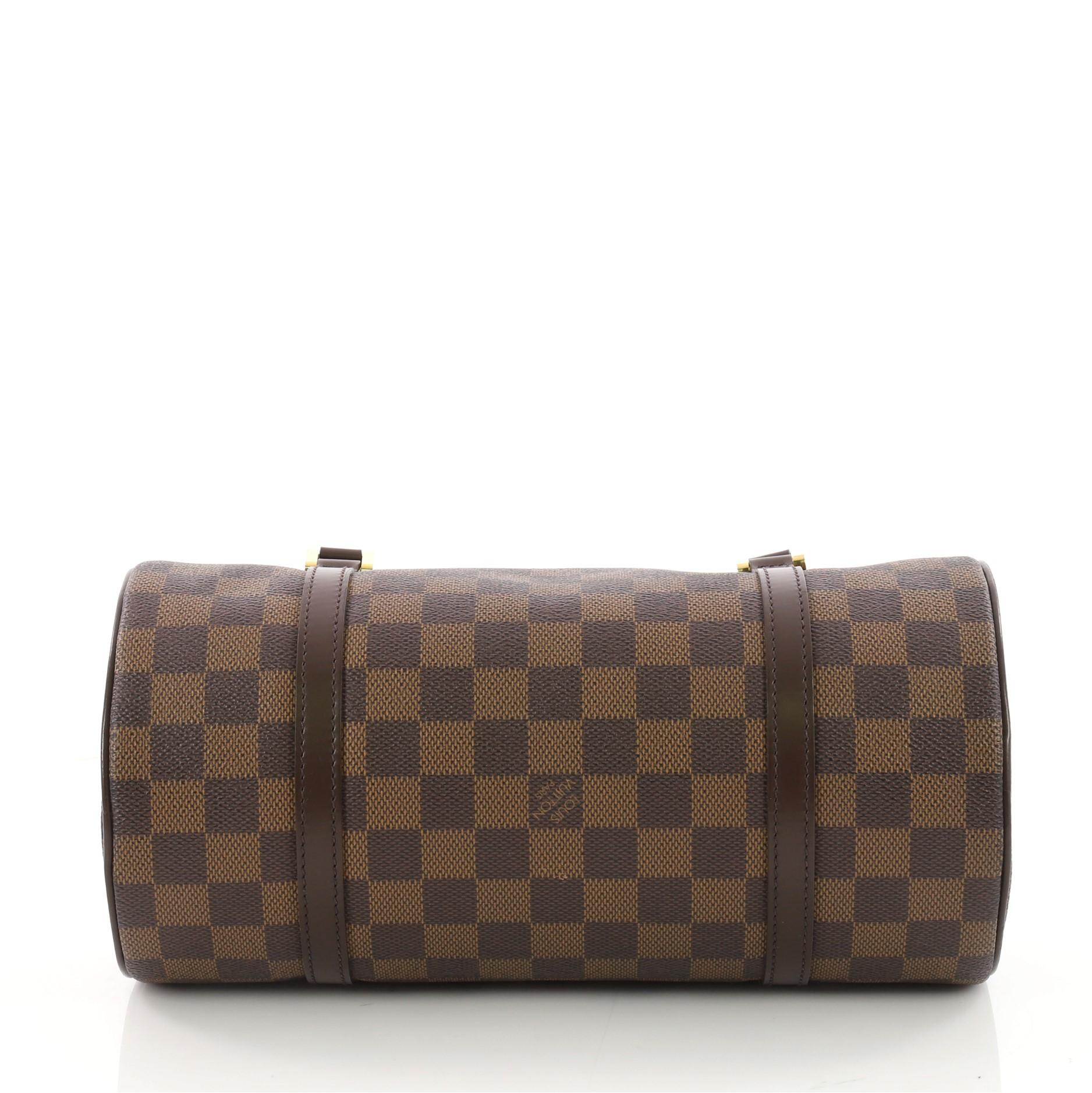 Women's or Men's Louis Vuitton Papillon Handbag Damier 26