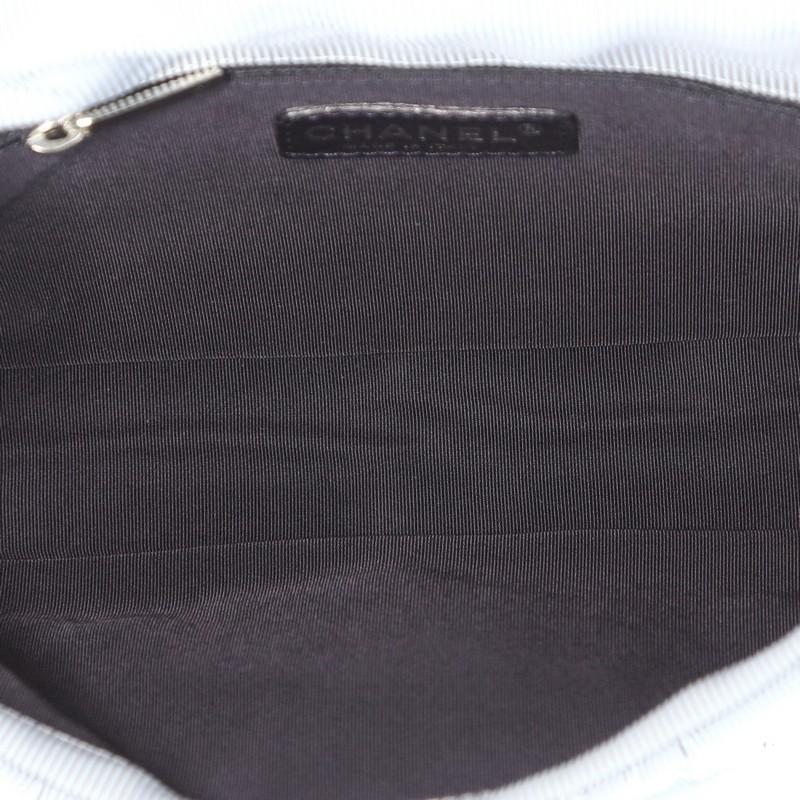 Women's or Men's Chanel Bubble Flap Bag Quilted Nylon Medium